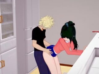 Tim hero academia&colon; katsuki bakugo helps the i ri e hollë inko midoriya ndiej i ri përsëri