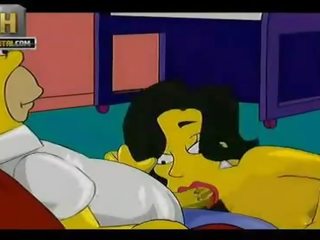 Simpsons sex movie Threesome