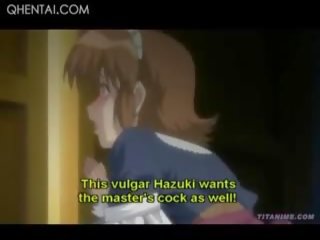 Hentai lascivious School Doll Masturbating Her Wet Peachy Cunt