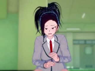 Yaoyorozu povekas joi ohjeet kohteeseen ääliö pois - minun hero academia