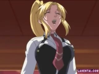 Hentai Blondie Sucks And Rides Hard dick