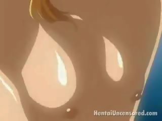 Outstanding Hentai Minx Sucking A Big Schlong On Her Knees