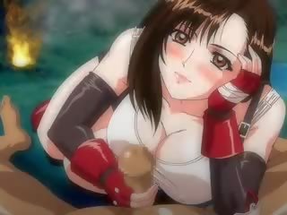 Tifa Lockheart Anime Blowjob