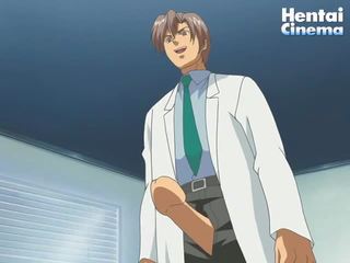 Manga medic Takes His Giant Dong Out Of His Pants And Gives It To One Of His Naughty Patients