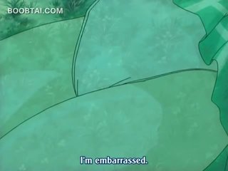 Horny anime naked dude fucking a flirty ghost outdoor