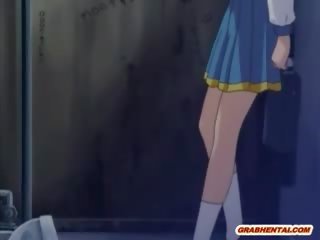 Japanese Coed Anime Gets Fingering Her Ass