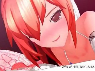 Anime girls Futanari beauty Hikari Summer Masturbation 3D nude