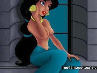 Aladdin and Jasmine adult movie parody