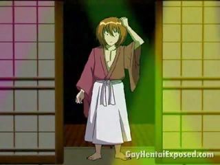 Captivating Anime Gay Exposing His enticing Body